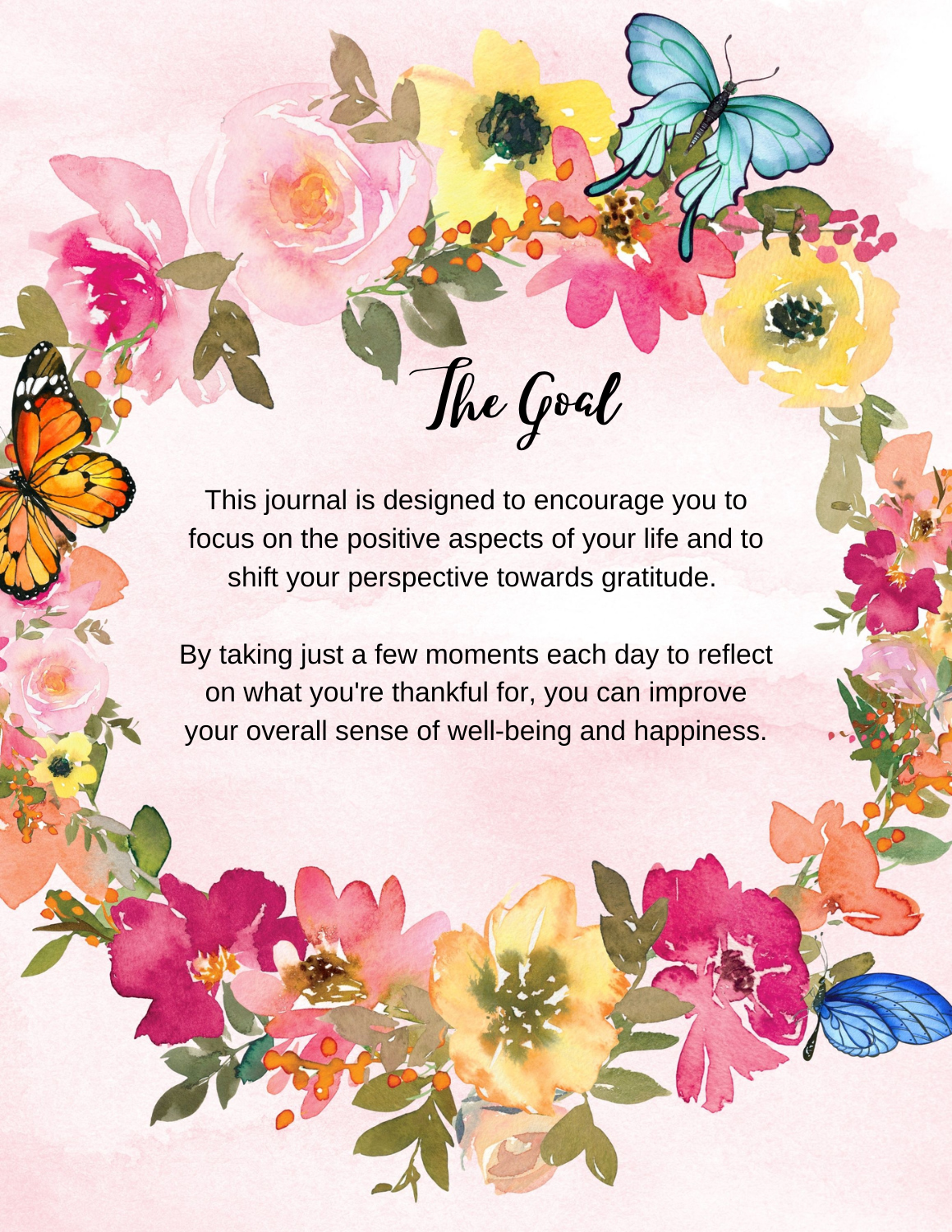 36 Page Digital Gratitude Journal